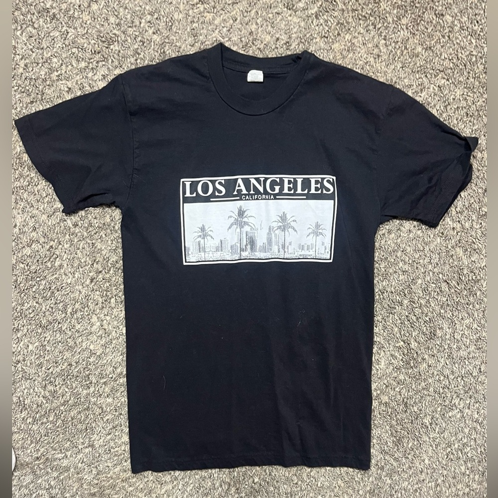 Black Los Angeles California Tee